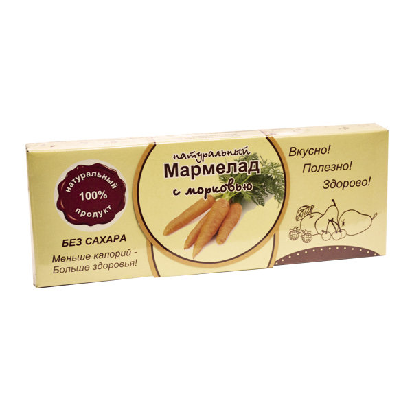  Мармелад натуральный "Морковь" 140г в Пятигорске